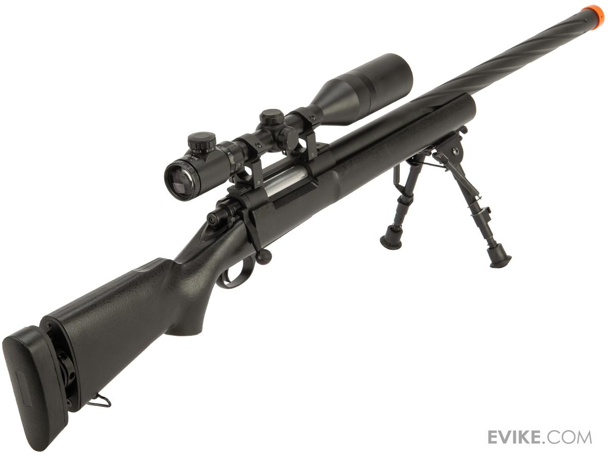 Snow Wolf US Army Style M24 Airsoft Bolt Action Scout Sniper Rifle w