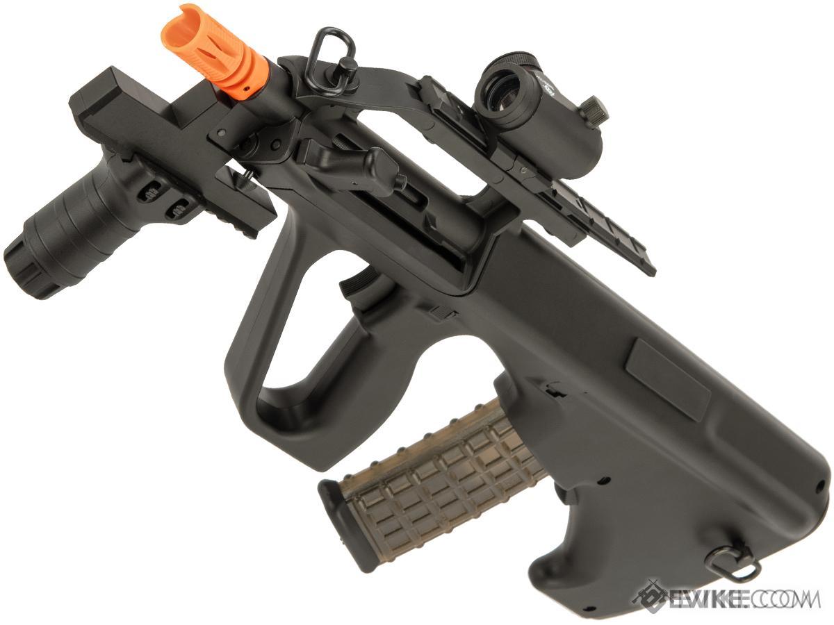 Snow Wolf AUG Civilian Model Bullpup Airsoft AEG Rifle (Color: Black / CQB Tactical)