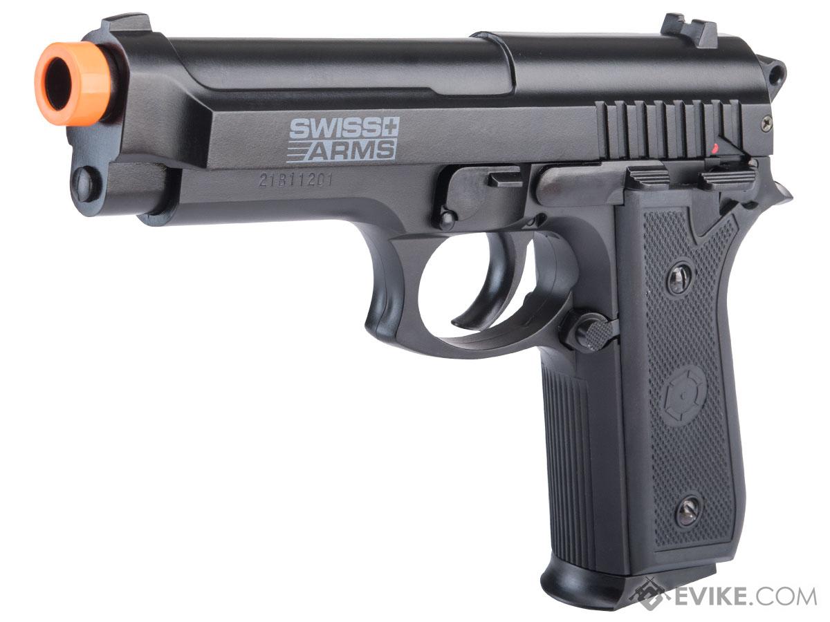 Swiss Arms PT92 M9 Airsoft Full Size Pistol (Model: Metal Slide / Black),  Airsoft Guns, Air Spring Pistols -  Airsoft Superstore