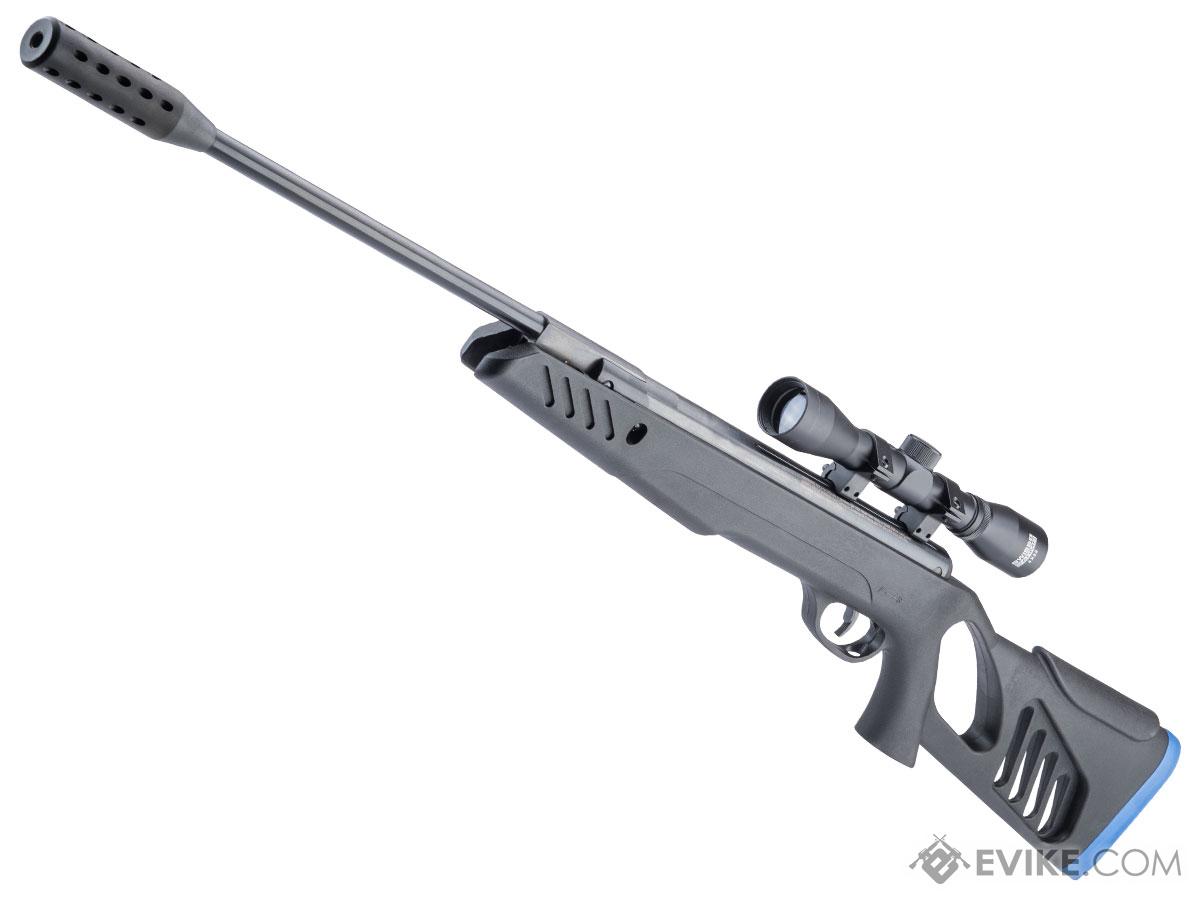 Swiss Arms TAC-1 Nitro Piston Break Barrel Air Rifle w/ 4x32 Scope (Color: Black & Blue / .177 Cal)