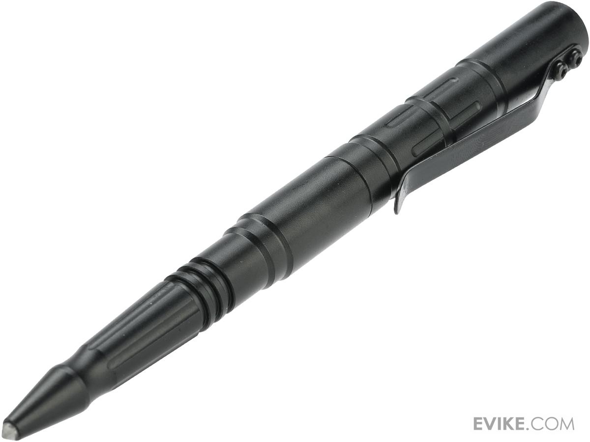 EDC Tactical Ballpoint Pen w/ Pocket Clip (Style Anodized Black