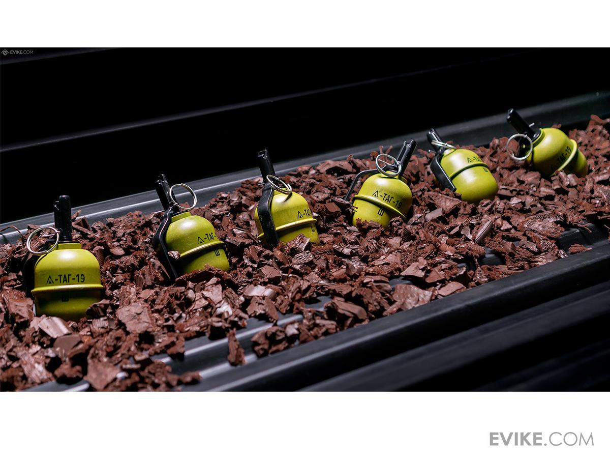 TAGinn TAG19 Airsoft Pyrotechnic Hand Grenade (Quantity Set of 6