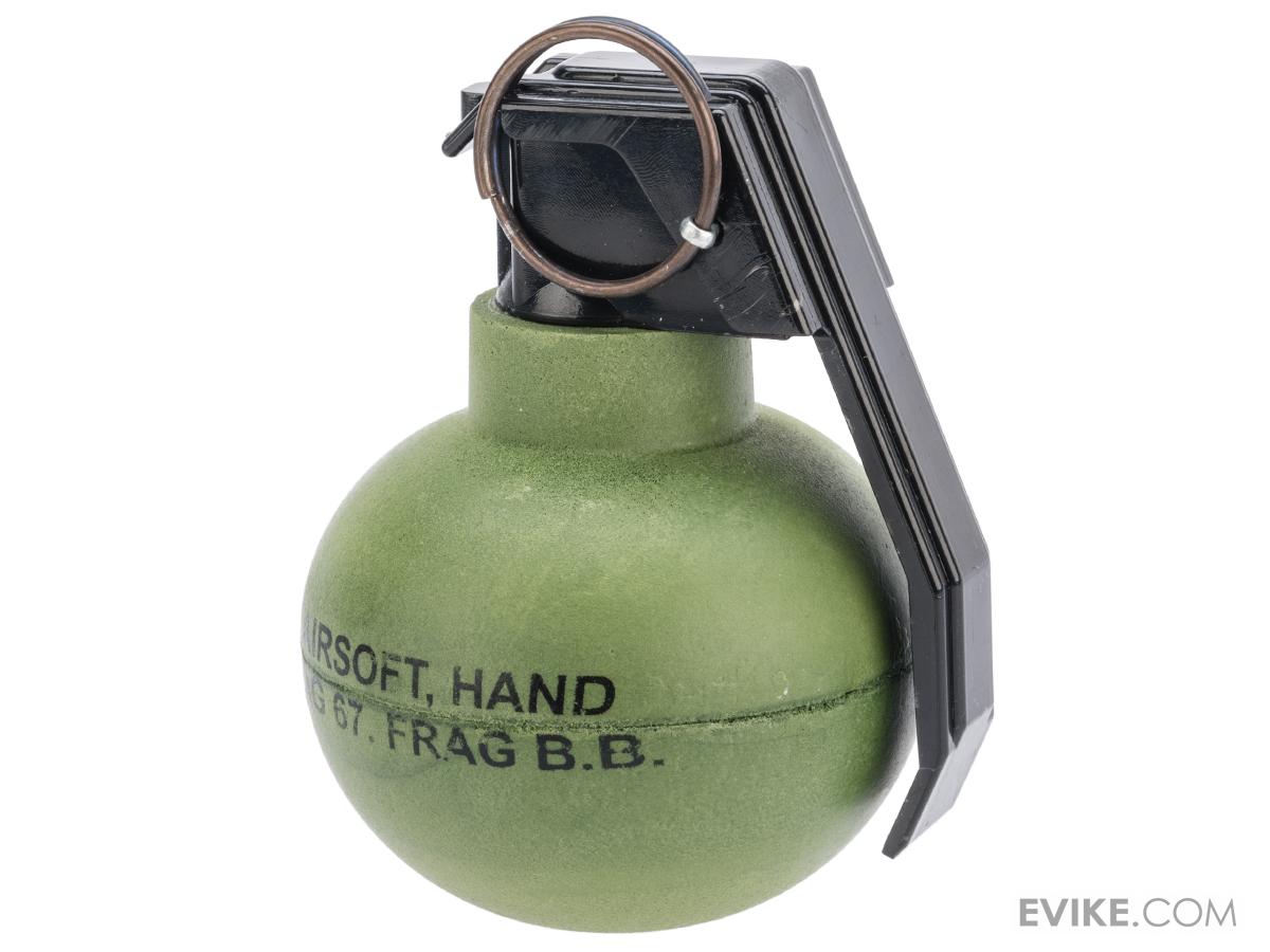 TAGinn TAG67 Airsoft Pyrotechnic Hand Grenade (Quantity Set of 1), Accessories & Parts, Hand