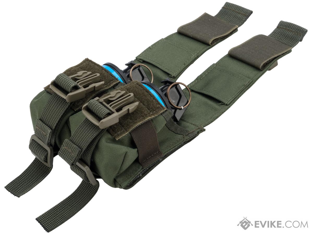TAGinn Double Frag Grenade Pouch (Color Multicam), Tactical Gear/Apparel, Pouches, Grenade