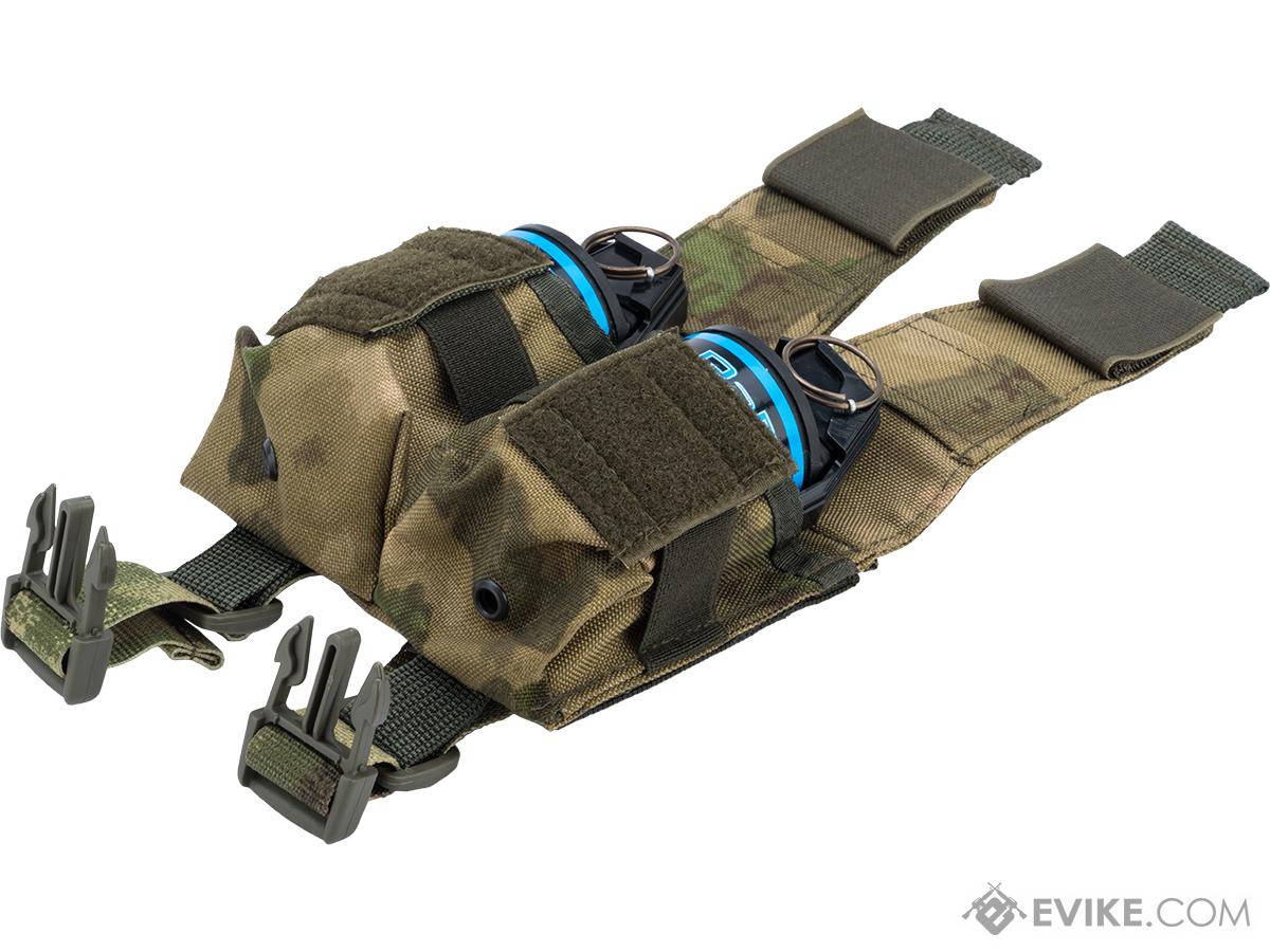 TAGinn Double Frag Grenade Pouch (Color Moss), Tactical Gear/Apparel, Pouches, Grenade Pouches