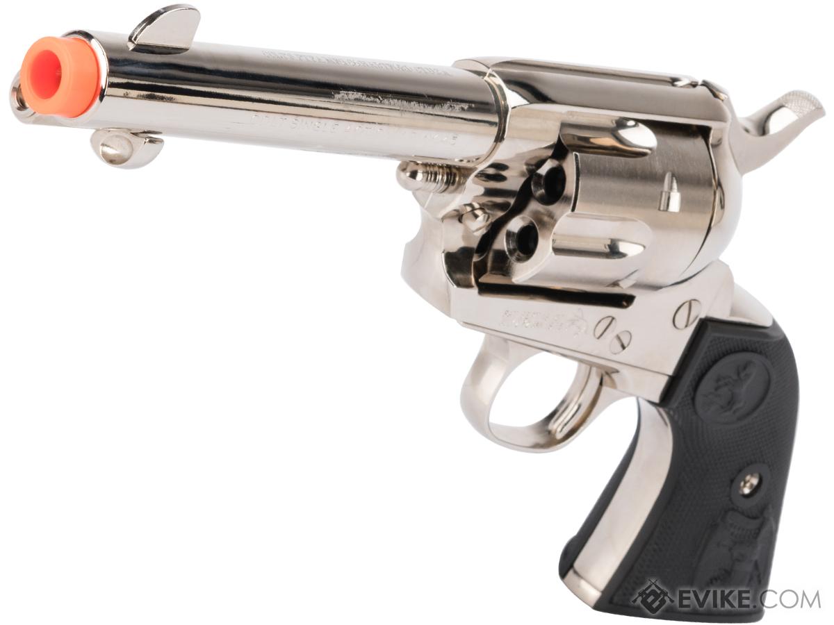 Tanaka Licensed Colt Single Action Army .45 Gas Powered Revolver (Model: 4 Barrel / Nickel Chrome Finish)