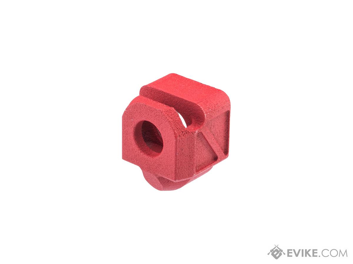 Tapp Airsoft 3D Printed 14mm Negative Stubby Compensator w/ Custom Cerakote for Gas Blowback Airsoft Pistols (Color: USMC Red)