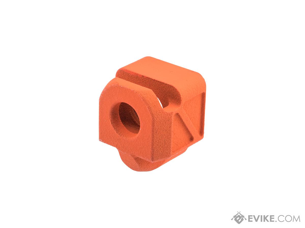 Tapp Airsoft 3D Printed 14mm Negative Stubby Compensator w/ Custom Cerakote for Gas Blowback Airsoft Pistols (Color: Hunter Orange)