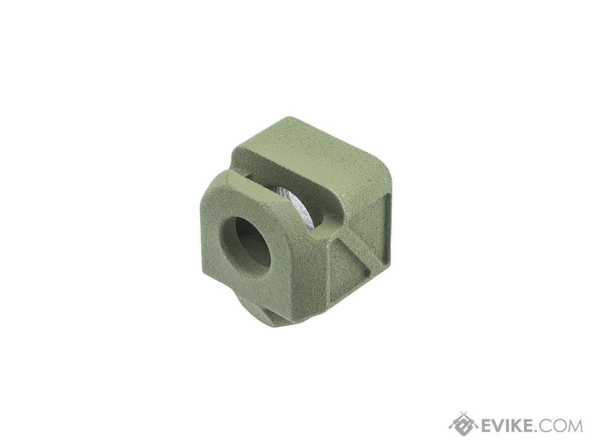 Tapp Airsoft 3D Printed 14mm Negative Stubby Compensator w/ Custom Cerakote for Gas Blowback Airsoft Pistols (Color: Multicam Bright Green)