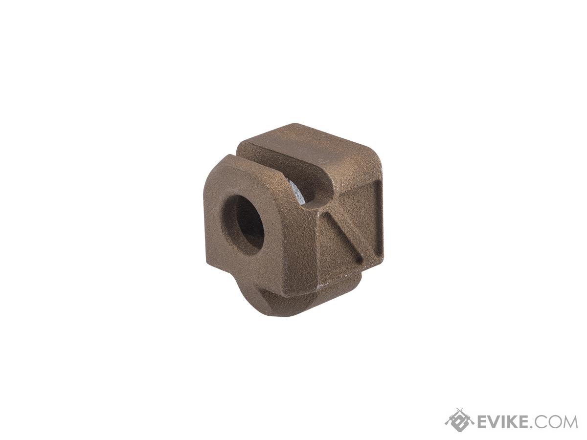 Tapp Airsoft 3D Printed 14mm Negative Stubby Compensator w/ Custom Cerakote for Gas Blowback Airsoft Pistols (Color: Burnt Bronze)