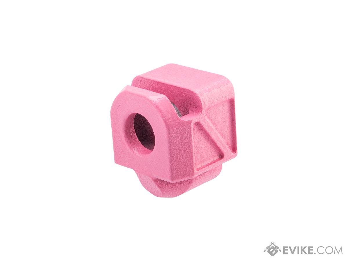 Tapp Airsoft 3D Printed 14mm Negative Stubby Compensator w/ Custom Cerakote for Gas Blowback Airsoft Pistols (Color: Pink Sherbet)
