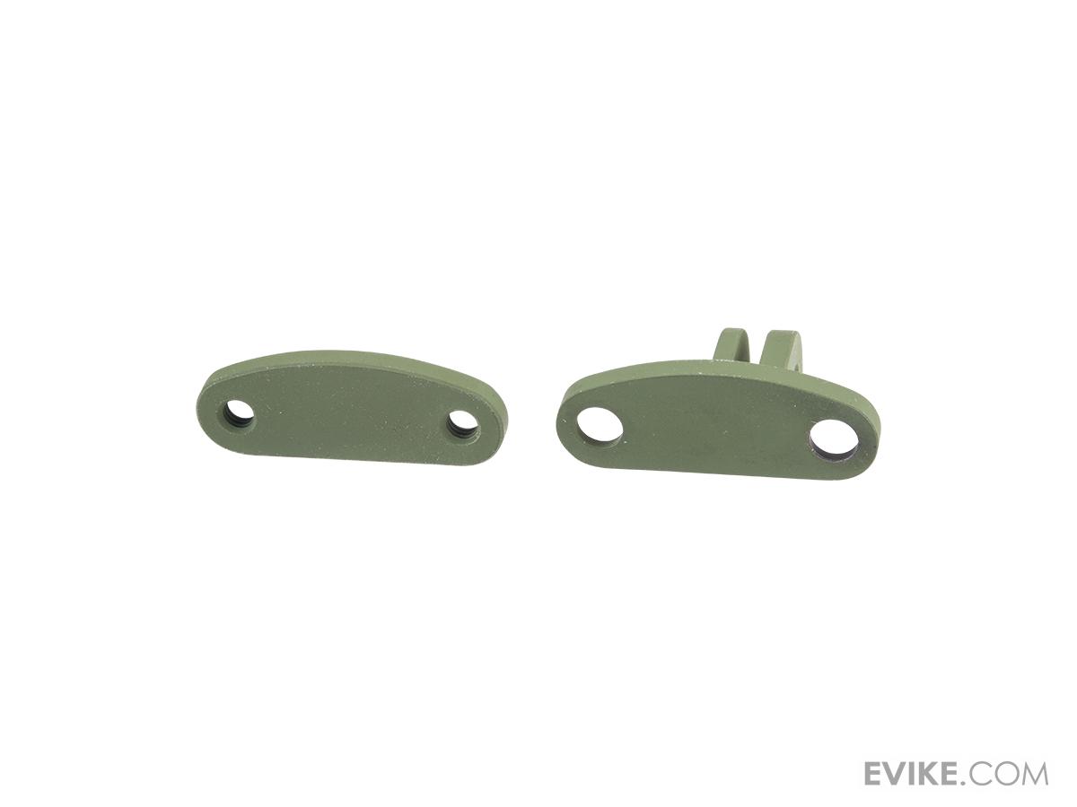 TAPP Airsoft Cerakote CNC Aluminum GoPro Mount for Dye I4/I5 Masks (Color Multicam Bright Green