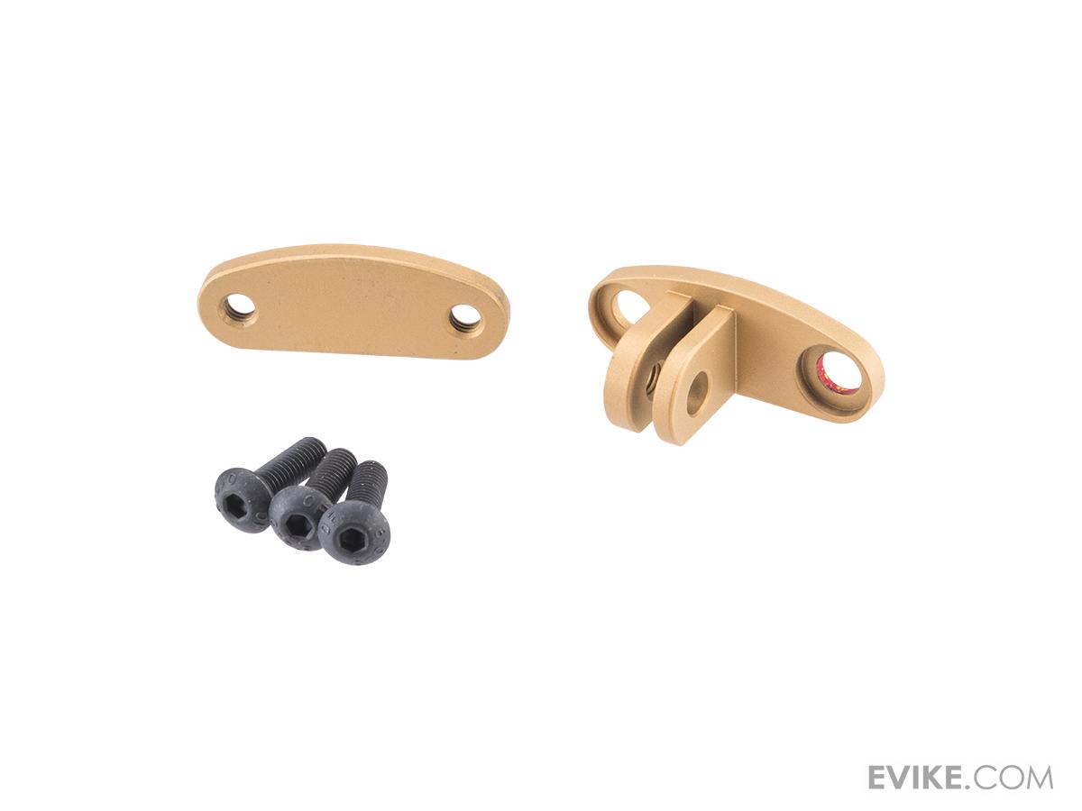 TAPP Airsoft Cerakote CNC Aluminum GoPro Mount for Dye I4/I5 Masks (Color Gold), Tactical Gear