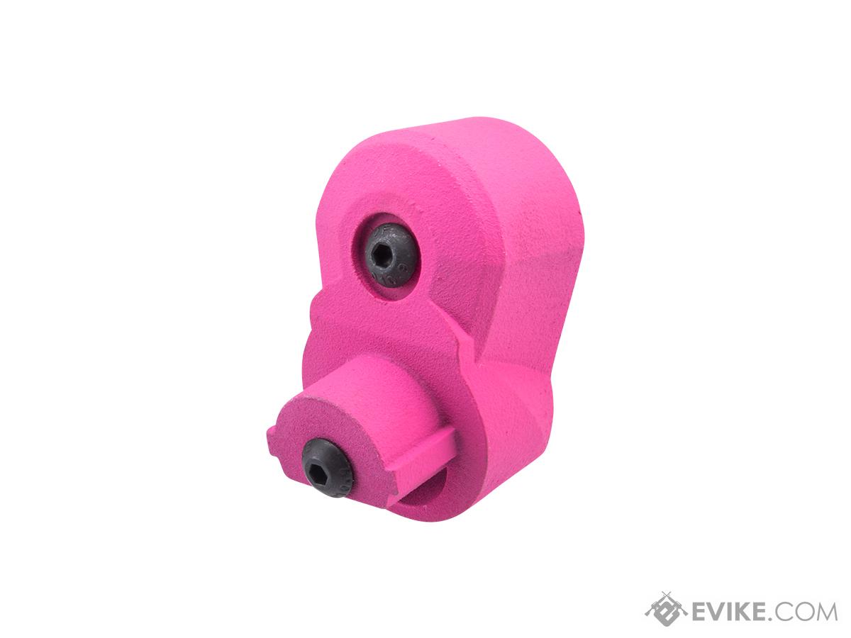 Tapp Airsoft Cerakote 15 Degree Angled Drop Stock Adapter for M4/M16 Airsoft AEGs (Color: Prison Pink)