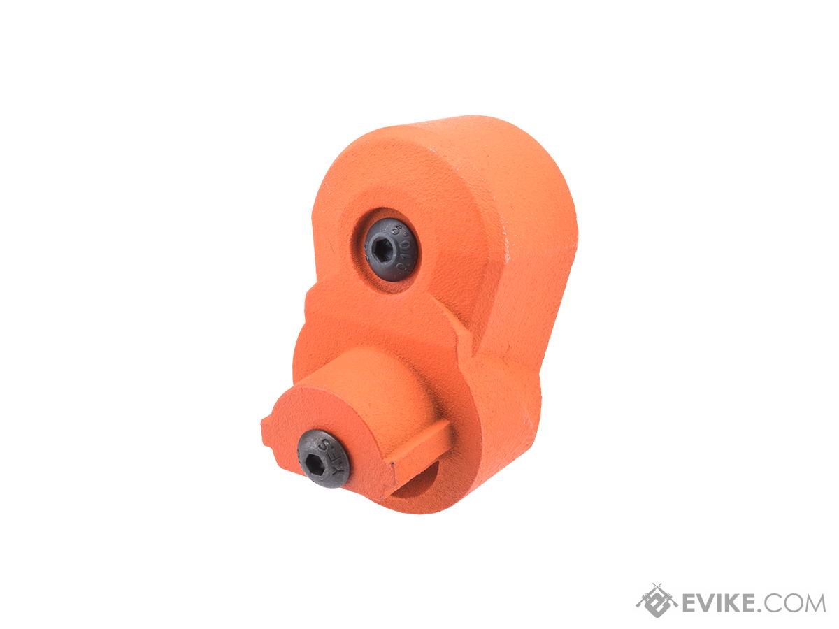 Tapp Airsoft Cerakote 15 Degree Angled Drop Stock Adapter for M4/M16 Airsoft AEGs (Color: Hunter Orange)