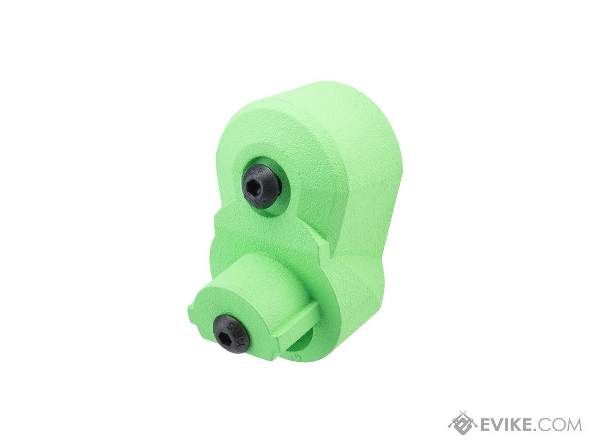 Tapp Airsoft Cerakote 15 Degree Angled Drop Stock Adapter for M4/M16 Airsoft AEGs (Color: Parakeet Green)