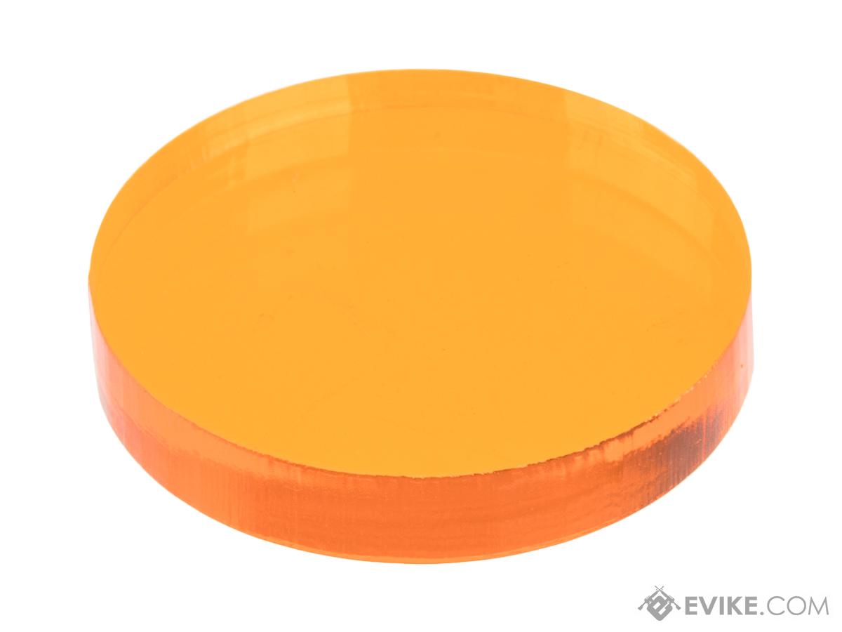 Tapp Airsoft Polycarbonate Lens Protector / Color Filter for TLR Weapon Lights (Color: Orange)