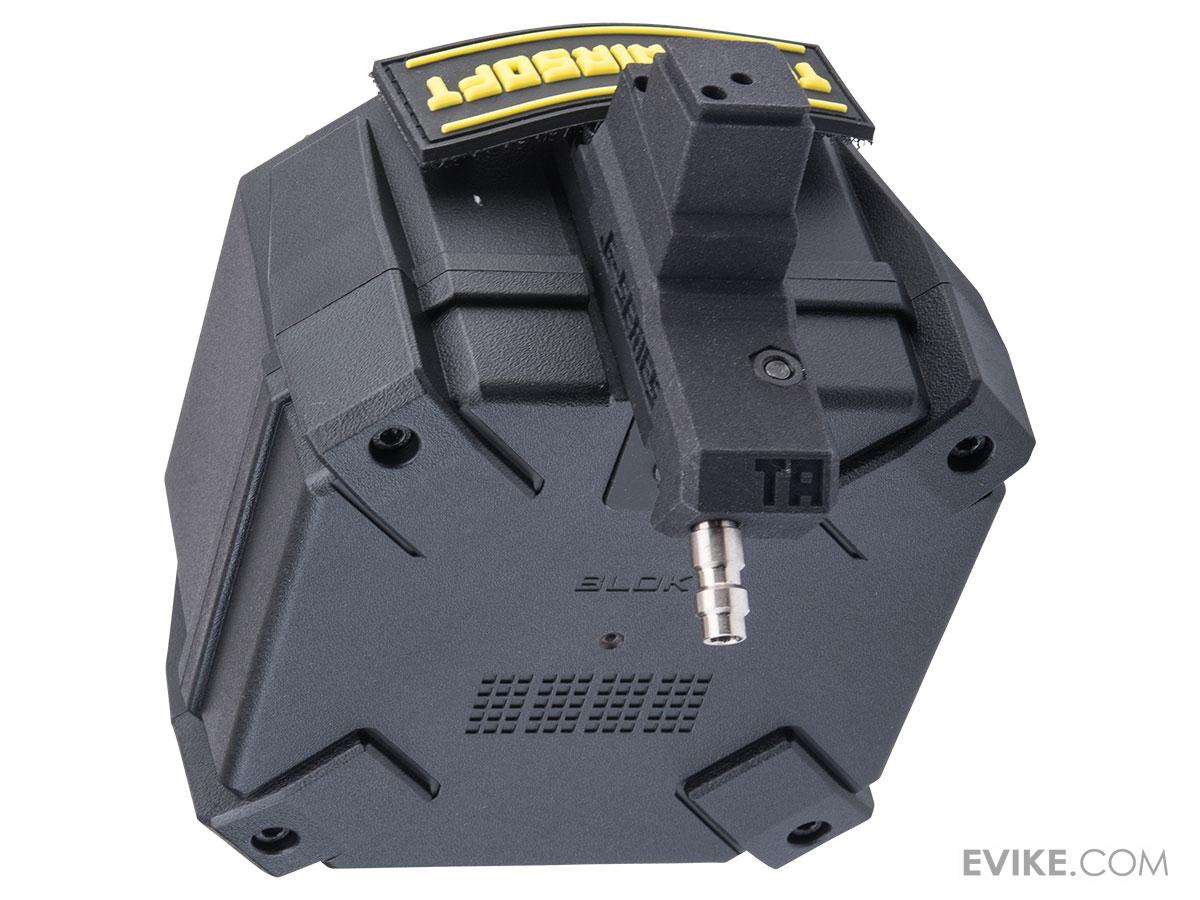 TAPP Airsoft Drum Magazine w/ Adapter for Gas Blowback Airsoft Pistols