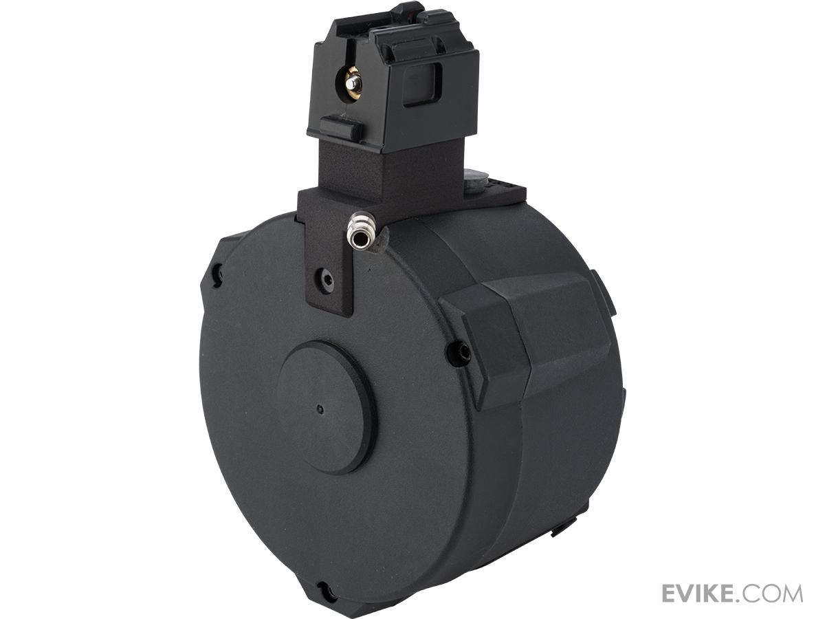 TAPP Airsoft HPA Tapped Flashmag Winding Drum Magazine for Gas Powered Airsoft Guns (Model KJW