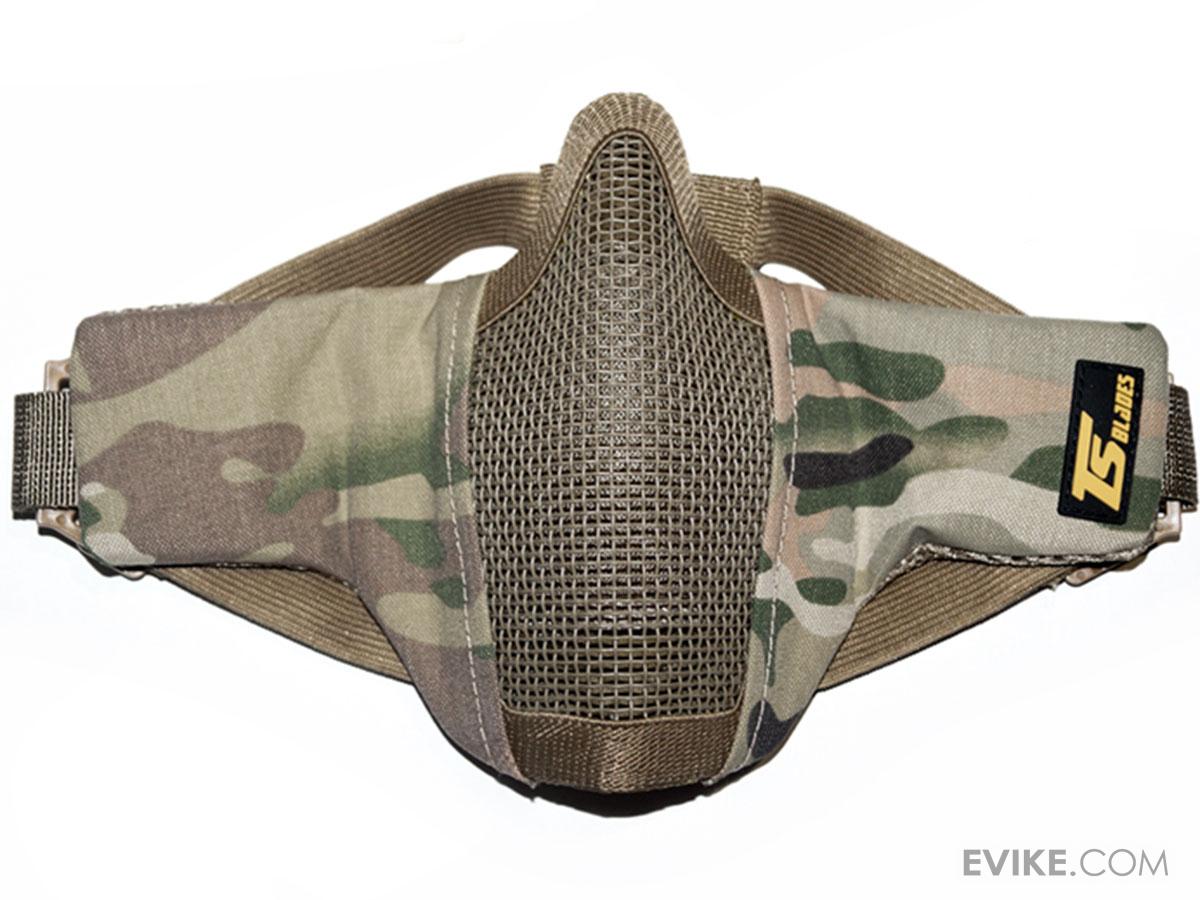 TS Blades TSMask Mesh Lower Face Protection (Color Camo), Tactical