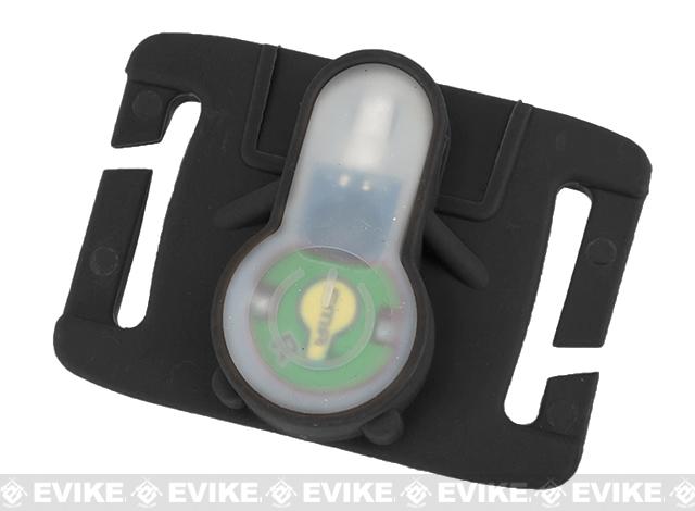 FMA S-Lite Horizontral IFF Strobe LED for MOLLE - Black Buckle / Green Strobe