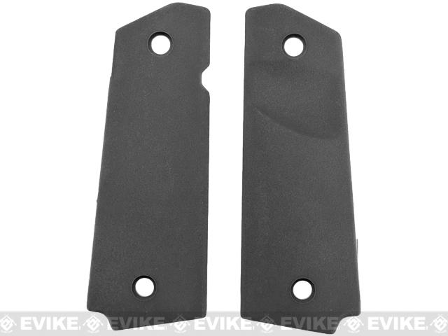 FMA Tactical Polymer Grip Panels for 1911 Airsoft GBB Pistols - Black