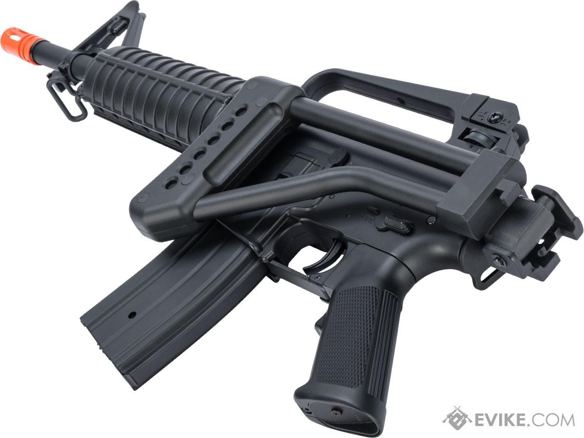 Download JG M4 Commando Airsoft AEG Rifle w/ Skeleton Side Folding ...