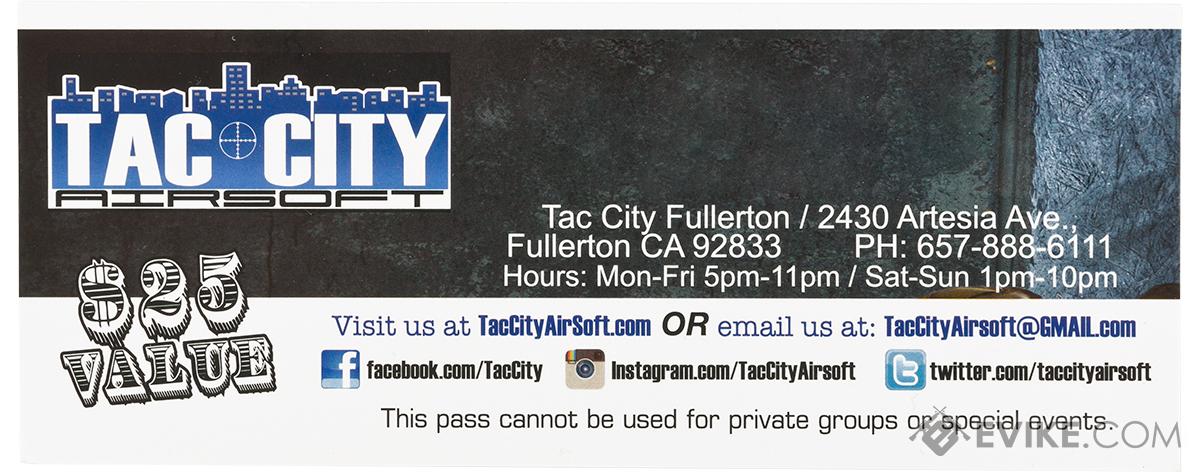 Tac City Admission Ticket for One to Tac City Fullerton