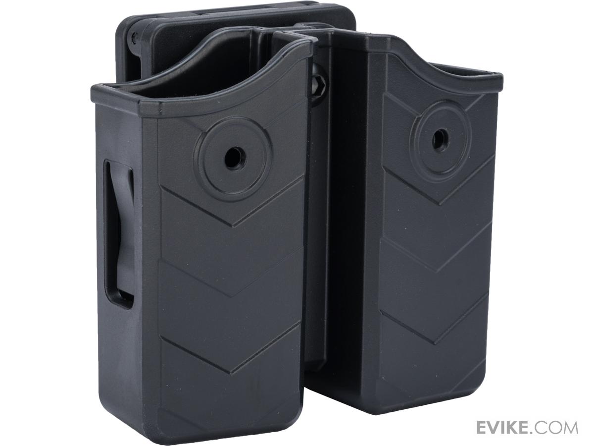 TEGE Universal 9mm / .40 S&W Double Stack Magazine Holster (Model: Belt Clip)