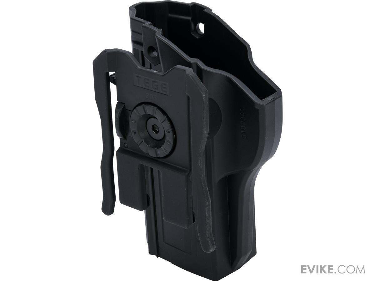 TEGE Injection Molded Hard Shell Pistol Holster (Model: Beretta PX4 Storm / Right Hand / MOLLE Attachment)