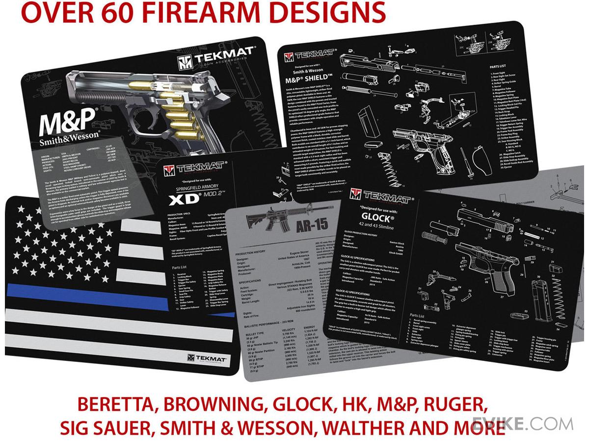 Tekmat Armorer S Bench Gun Cleaning Mat Model Glock 17