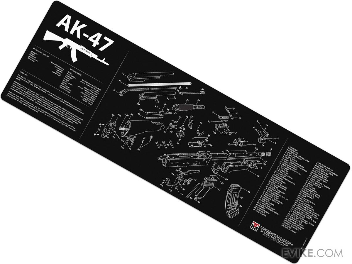 TekMat Armorer's Bench Gun Cleaning Mat (Model: AK47)