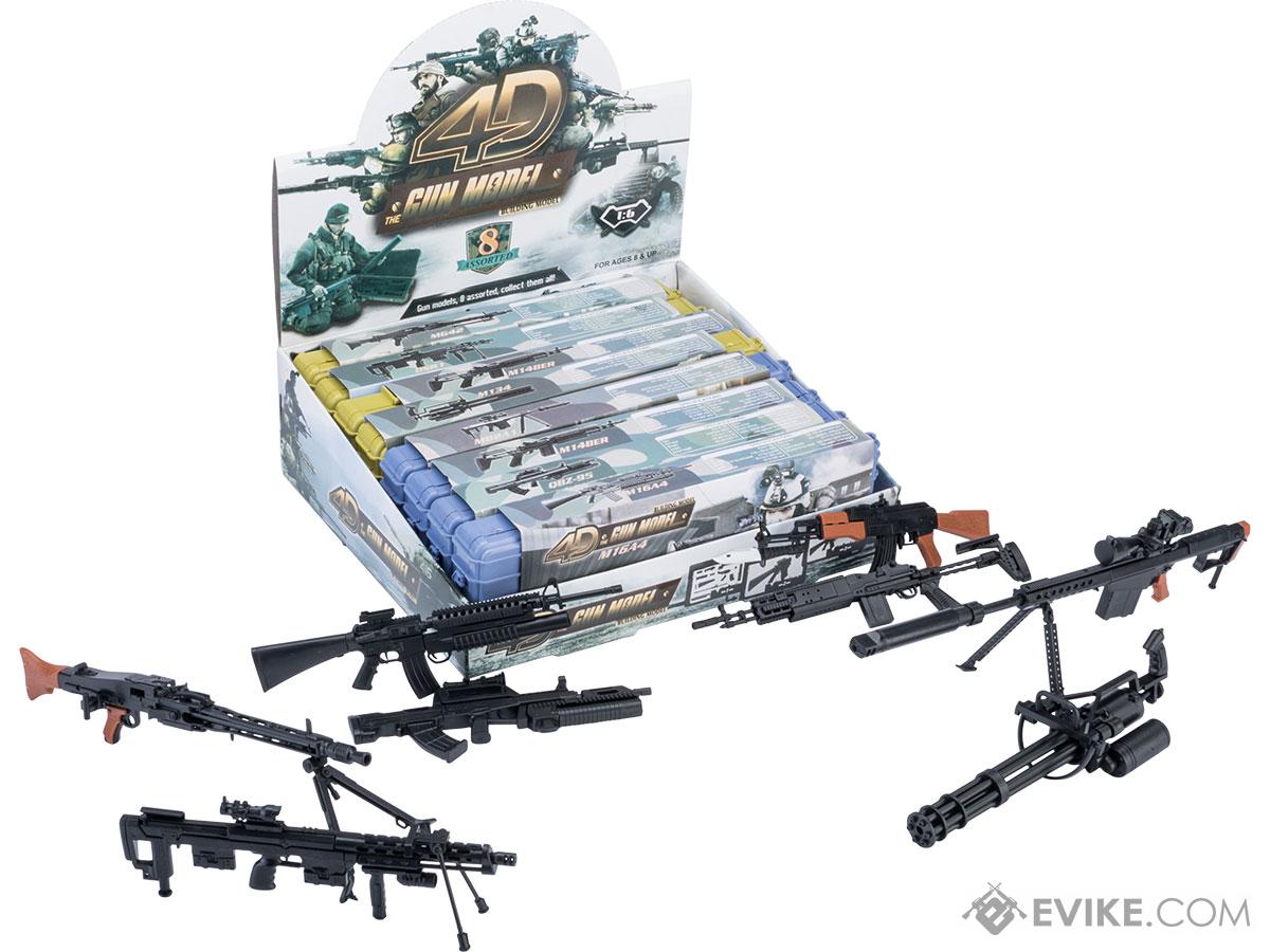 Tengyang 1/6th Scale Model Assorted Gun Pack (Model: Heavy Weapons w/ Miniature Carrying Cases)