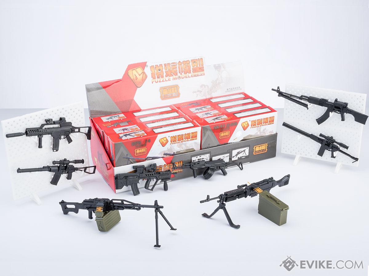 Tengyang 1/6th Scale Model Assorted Gun Pack (Model: Support Weapons w/ Miniature Display Stands)