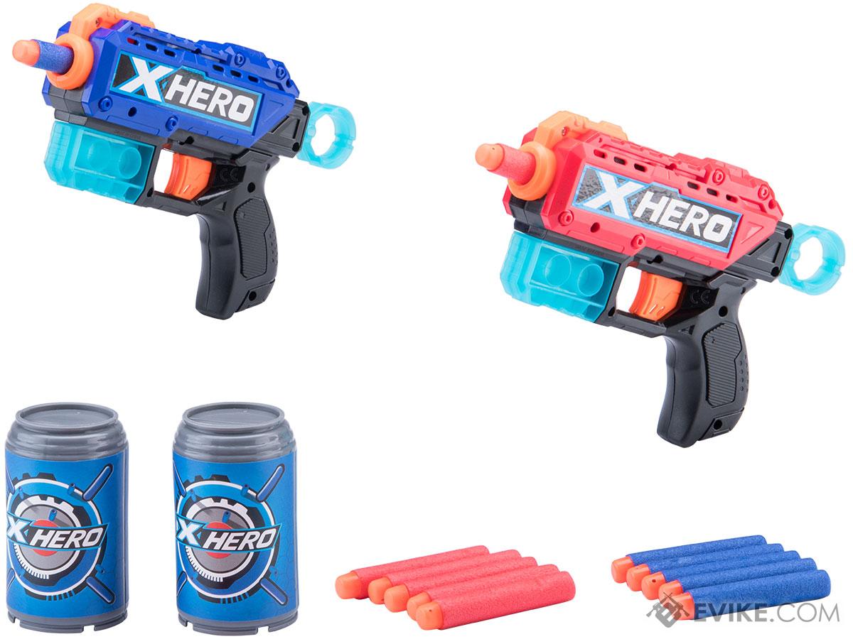 XHERO Foam Dart Gun Dual Pistol Set w/ Darts and Targets