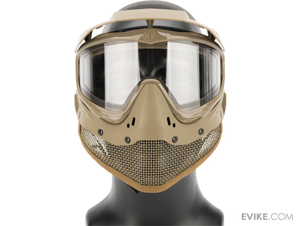 Evike Tippmann Tactical Mesh Full Seal Airsoft Mask with Fog Resistant