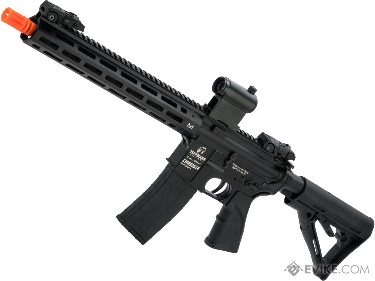 Tippmann Omega-PV Electro-Pneumatic Airsoft Rifle (Model: Carbine / 12g CO2 / MLOK Rail)