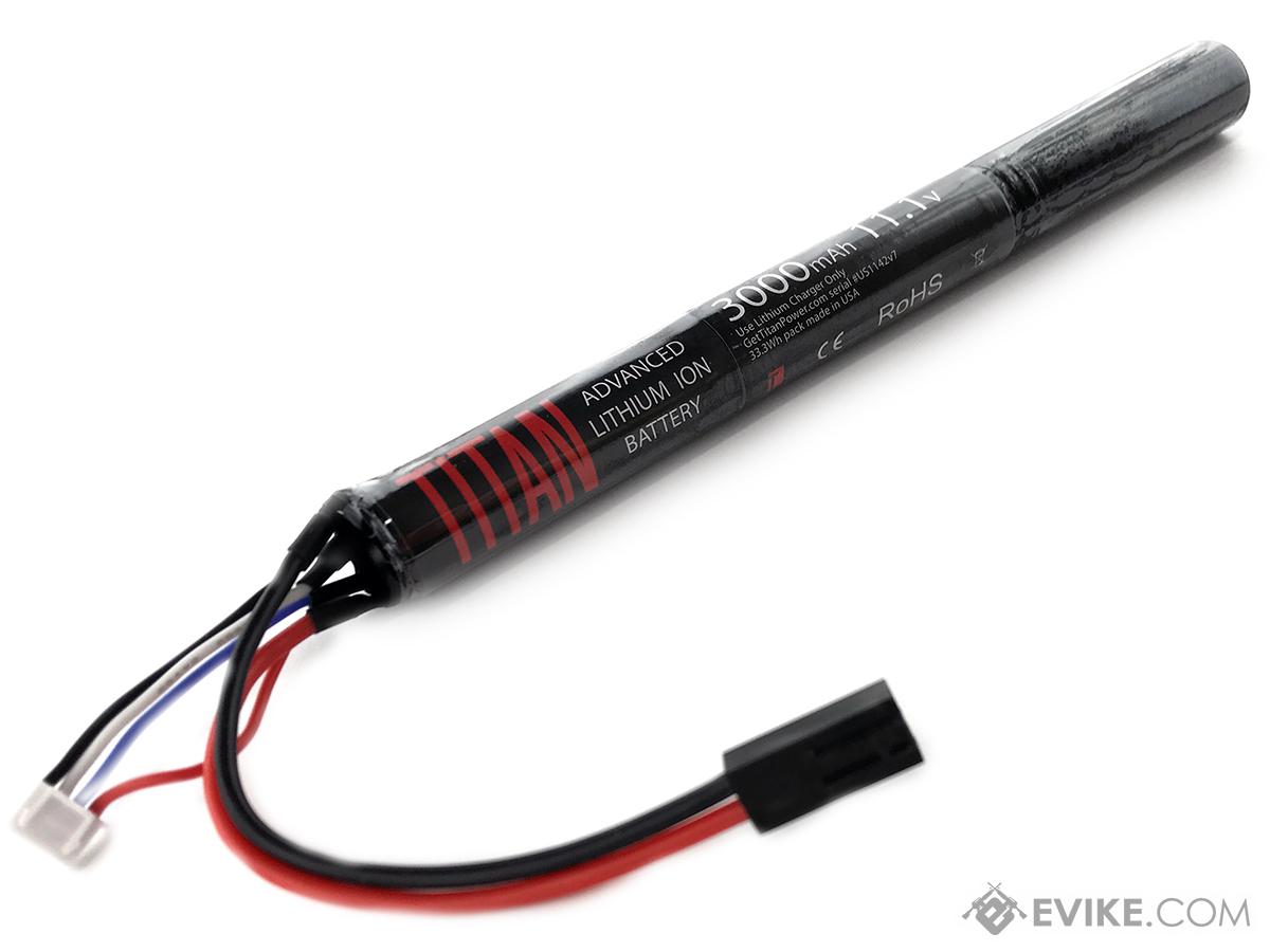 Titan Power 11.1v 3000mAh 16C Stick Type Li-Ion Battery (Connector: Small Tamiya)