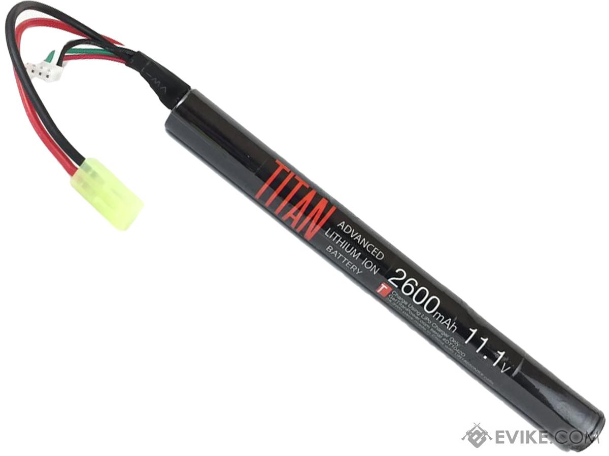 Titan Power 11.1v 2600mAh 10C Stick Type Li-Ion Battery (Connector: Small Tamiya)