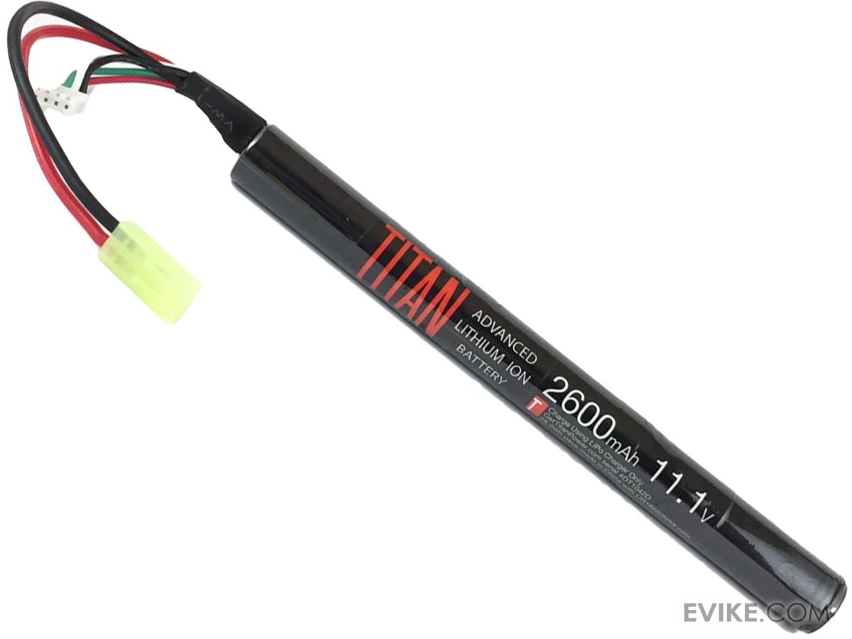 Titan Power 11.1v 2600mAh 10C Stick Type Li-Ion Battery (Connector: Small Tamiya)