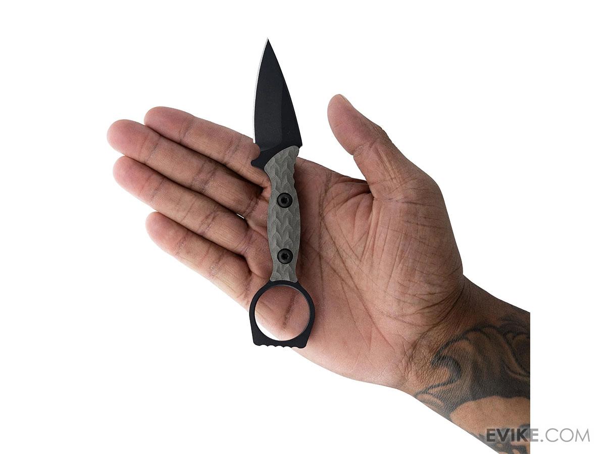 Toor Knives "Viper" Fixed Blade Knife (Color Stealth Grey), Tactical