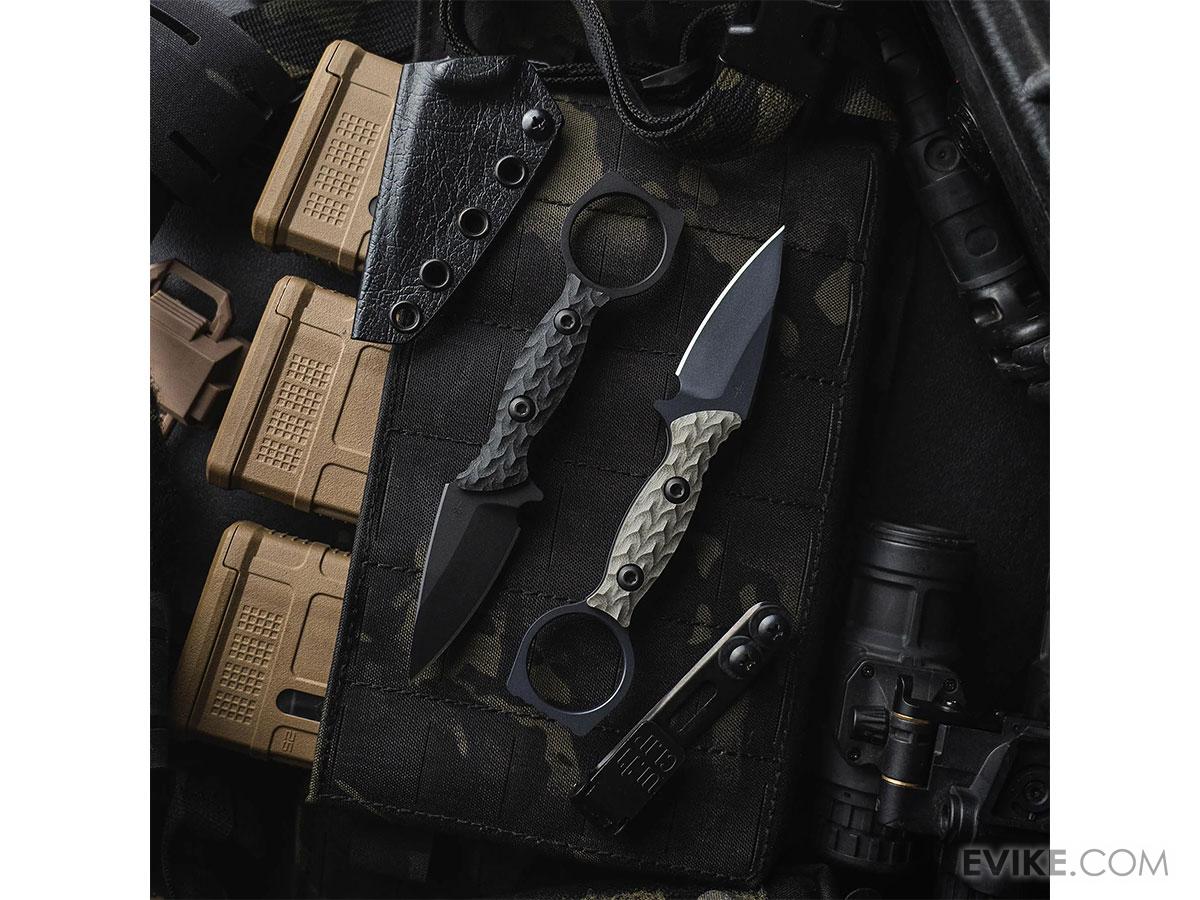 Toor Knives "Viper" Fixed Blade Knife (Color Stealth Grey), Tactical