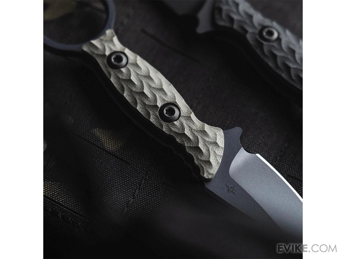 Toor Knives "Viper" Fixed Blade Knife (Color Stealth Grey), Tactical
