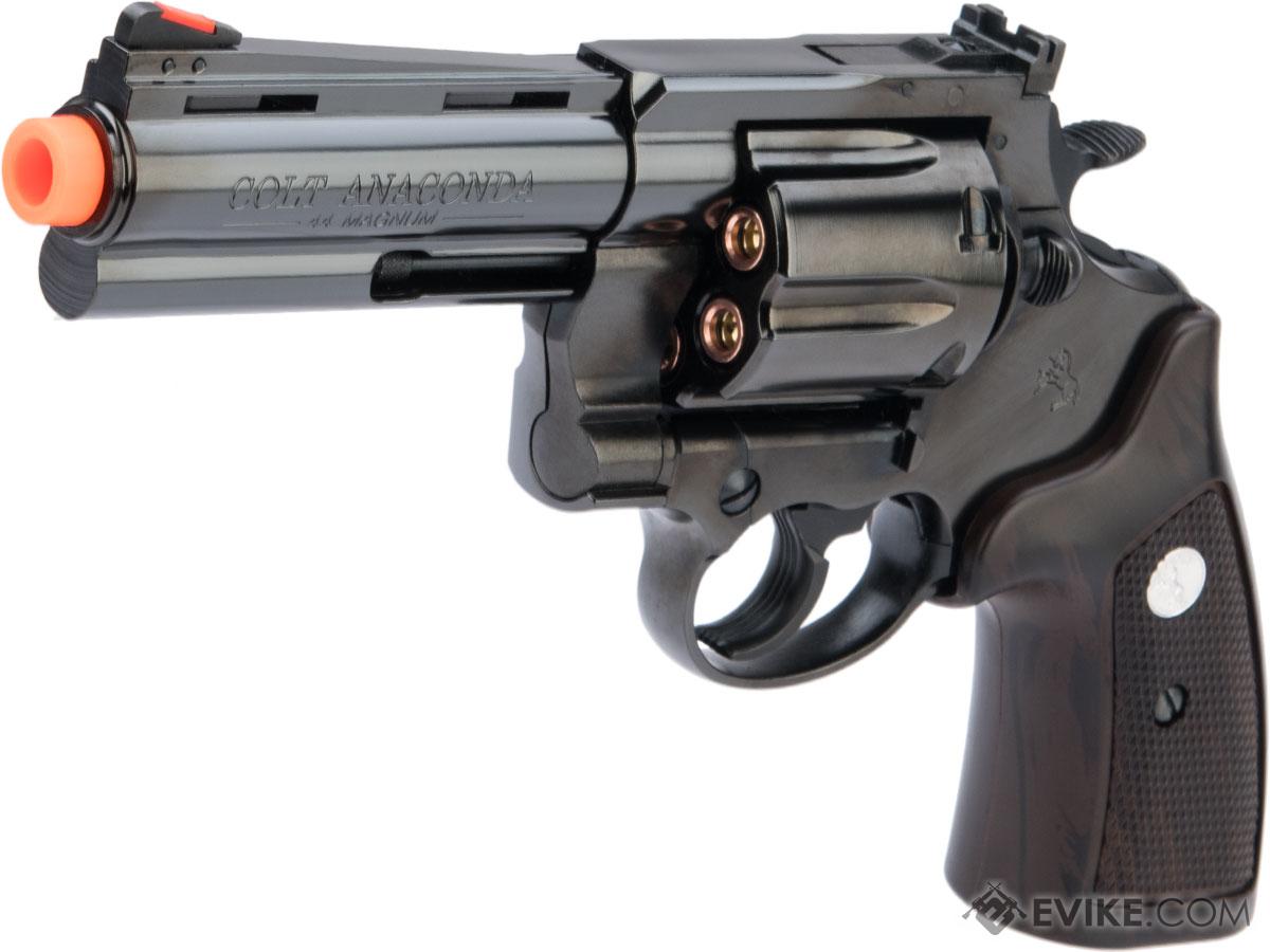 Marushin Colt Anaconda .44 Gas Powered Airsoft Revolver (Model: 4 / Blued Steel / ABS)