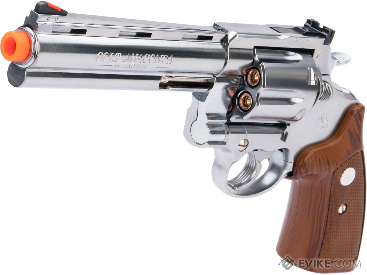 Marushin Colt Anaconda .44 Gas Powered Airsoft Revolver (Model: 6 / Ultra Bright Polish / ABS)