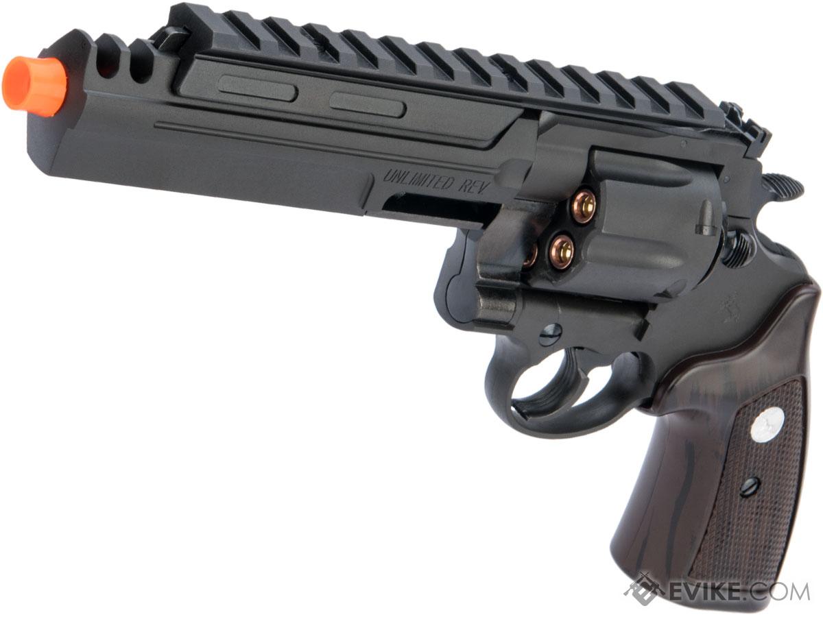 Marushin Colt Unlimited Revolver .44 Gas Powered Airsoft Revolver (Color: Matte Black / Heavy Weight)