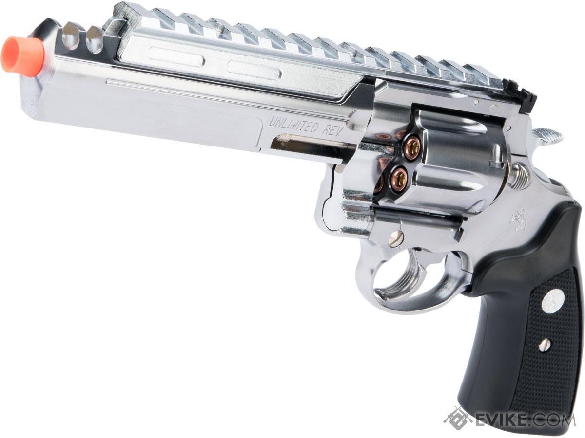 Marushin Colt Unlimited Revolver .44 Gas Powered Airsoft Revolver (Color: Ultra Bright Polish / ABS)