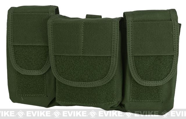 TMC MS Style Triple Pocket General Purpose Pouches - OD Green