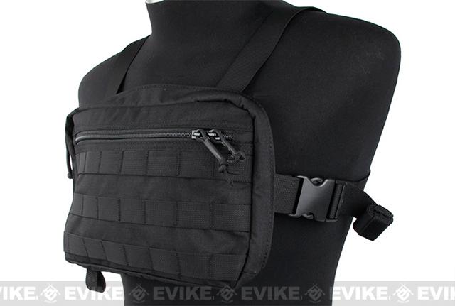 TMC Tactical Combat Chest Recon Bag (Color: Black), Tactical Gear ...
