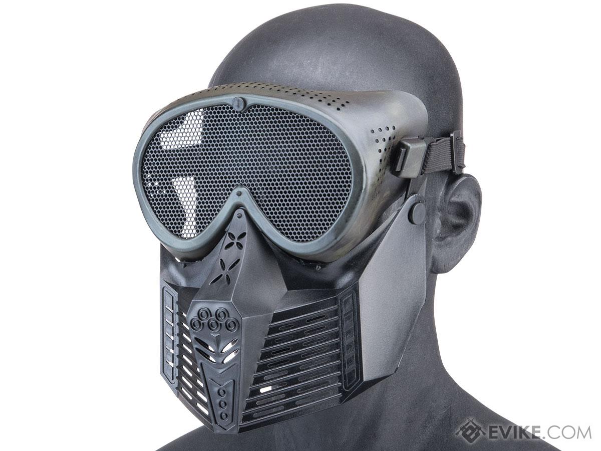 P-Force Tactical Low Profile Metal Mesh Airsoft Mask Includes 1200 .20g BB's 